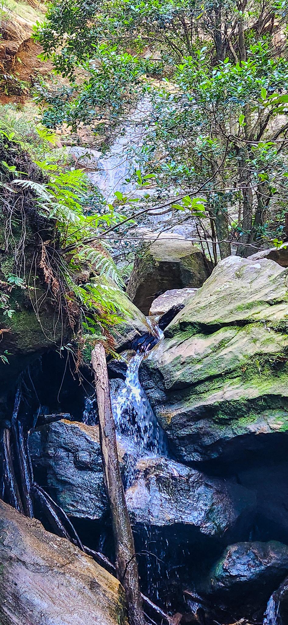 The base of the Slippery Dip Falls